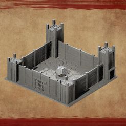 IMG_9141.jpeg Fichier STL Plateau à dés de la forteresse de bois・Modèle pour impression 3D à télécharger