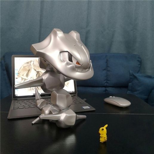 Pokemon-1-20-Steelix-Metallic-silver-Primary-color-GK-model-Hand-grinding-Action-Figure-Model-Toys.j.jpeg STEELIX - ARTE DE FÃ - ESTATUETA POKEMON - MODELO DE IMPRESSÃO 3D