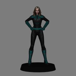 01.jpg Captain Marvel Suit Kree - Captain Marvel LOW POLYGONS AND NEW EDITION