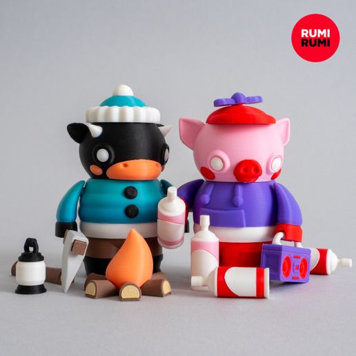 Taggy_Funky_Street-Pig_Toy_by_Rumi_Rumi_07.jpg Taggy Funky Street Pig –  Rumi Blocks Stackable Toy