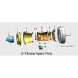 2-1-Eng-Casing-Parts01.jpg Propfan Engine, Pusher Type