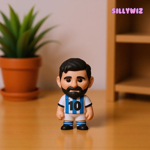 Cute Lionel Messi - 3D model önizlemesi