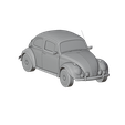 solid_0109.png 1950s Volkswagen Beetle 3D Print Model