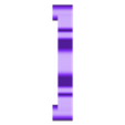 Outside axle left or right.stl RC Trailer bumper pull 1/10 scale