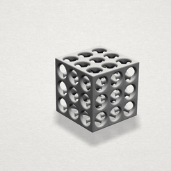 Necklace - Magic Cube - A01 000.png Free 3D file Necklace - Magic Cube・Model to download and 3D print