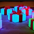 1d1b4816ccff0b7f50face81f1bc8397_preview_featured.JPG Free STL file Glowing Gift Box・3D print design to download