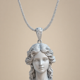 1763307783.png Luxus Göttin Büste Anhänger 3D Silber Ketten Diamant Tropfen