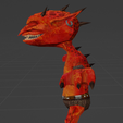2.png Kameo: Elements of Power - Fire Troll 3D Model STL File - Embrace the Fiery Might in 3D!