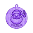 decor_1.stl Santa caluse coin Hanging decor  stl
