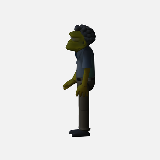 STL file Moe Szyslak Simpsons 👾 ・3D printer design to download・Cults