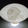 IMG_20230121_200417923.jpg San Francisco 49ers  FOOTBALL LIGHT, TEALIGHT, READING LIGHT, PARTY LIGHT