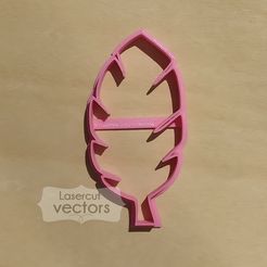 hoja1.jpg leaf monstera tropical cookie cutter. Cookie cutter tropical leaf, palm tree, palm tree