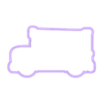 Autobus S Cocomelon.stl Cocomelon School Bus Cookie Cutter M2