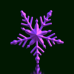 Copo-V.png Flocon de neige géométrique - Fractal Elegance V