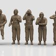 1.1092.jpg Tank Crew WW2 Russia 3D print model