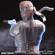 = eo ae Damian S. Oe (a el 0) Printable Sculpt Solid Snake - Metal Gear Fan Art 3D Print