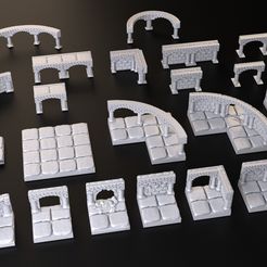OpenForge.jpg Free 3D file Dungeons Tile・3D printable model to download