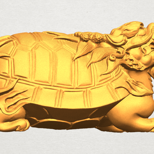 TDA0333 Dragon  Tortoise A04.png -Datei Dragon Tortoise kostenlos herunterladen • Vorlage für den 3D-Druck, GeorgesNikkei