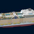 1.jpg UTOPIA OF THE SEAS Royal Caribbean cruise ship print ready model