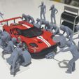 20230517_205333.jpg 1/32 Slot Car figures - set of 17 Formula One pit stop crew