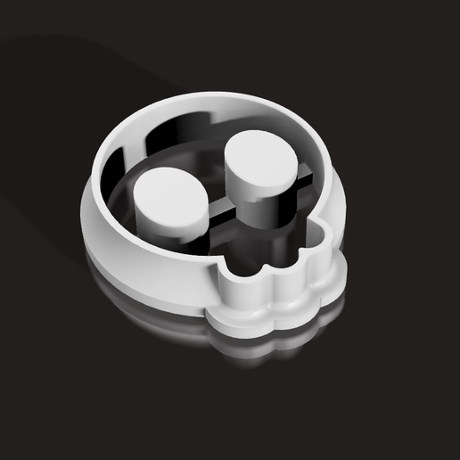 SCULL POLYMER CLAY CUTTER 3D model