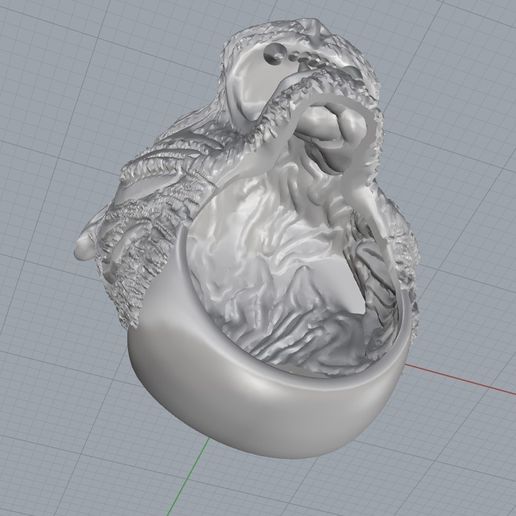 Screenshot_8.jpg Tiger Ring Man ring Jewelry 3D print model