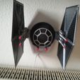 IMG_20210307_145455.jpg Archivo STL Tie Fighter - Soporte EchoDot 4・Objeto imprimible en 3D para descargar
