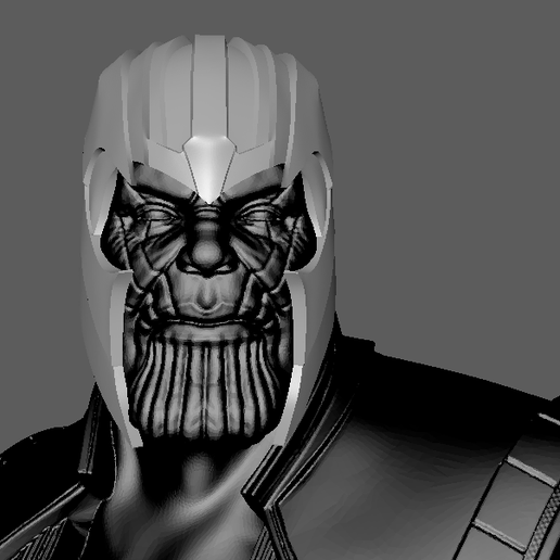 Thanos Helmet 3D model