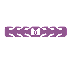 Minnie mouse bow.png Free STL file Minnie mouse bow ear protector・3D printer model to download