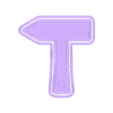 hammer #2 - 1.stl Tools cookie cutters - hammer (style 2)