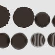 rndchc3.jpg 3D file Round Chocolate Pack・Design to download and 3D print