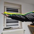 Kristalldrache, bewegliches Flexi-Wackeltier, Druck an Ort und Stelle, Fantasy