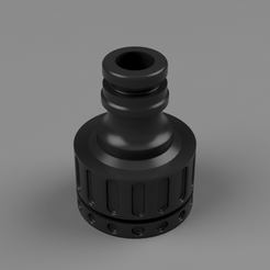 javított-csatlakozó-v3-összeáll.png Connecteur de prise de 3/4 de pouce avec transformateur de 3/4 à 1/2 de pouce
