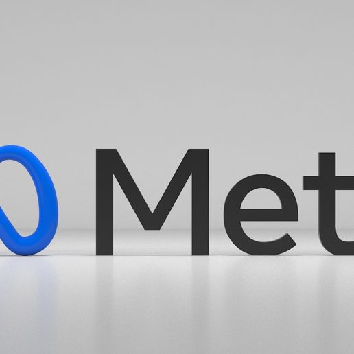Meta Logo 3D model