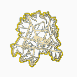 dffdf.png STL file ALL MIGHT / TOSHINORI YAGI /COOKIE CUTTER - BOKU NO HERO / MY HERO ACADEMY / ANIME・3D print object to download