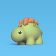 Cod1834-Cute-Stegosaurus-1.png Cute Stegosaurus