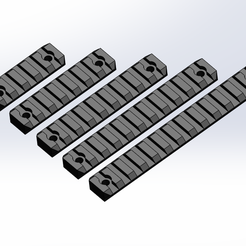 Screenshot_5.png STL file 5/7/9/11/13 Slots AR Rail mlok M-LOK Rail Base Segment・3D print model to download