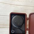 IMG_3758.jpg Echo Dot 3rd Generation Holder Amazon Alexa Stand Echo Dot Case Cool Record Player Turntable Gift Wood Vintage Decor Theme Echo Dot Mount
