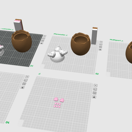 Surprise Box with Curious Bunny - STL File