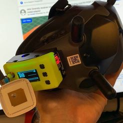 2021-12-24_12.52.48.jpg Бесплатный 3D файл AKK Разнообразная крышка приемника для URUAV DJI FPV Аналоговый мод RX PORT 3.0+ с металлическим адаптером・3D-печатный объект для загрузки