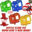 Reptile-Cloud-149-V1-GH11-Mini-Mount-1.jpg Reptile Cloud V1 Gopro Hero 11 Mini Adjustable Mount