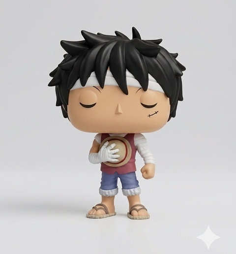 LUFFY MARINEFORD ONE PIECE -ESTILO FUNKO