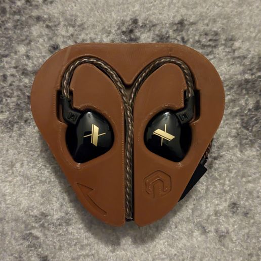 🎵 KZ ZSN IEM EARPHONE WRAP CASE・3D Print・Cults