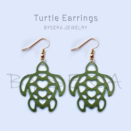 TURTLE EARRINGS-JEWELRY