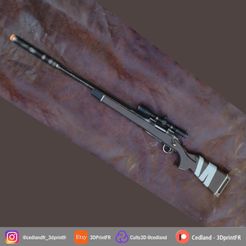 Fallout 4 Tom Tinker rifle 01.jpg FALLOUT 4 réplique 1:1 Fanart du Sniper de Tom la bricole
