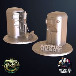 NORA-Vending-Machine-SET-Atomic-Heart-Eternal-Render-1.jpg 3D file NORA VENDING MACHINE SET - ATOMIC HEART - ETERNAL・3D printable model to download