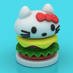 1.jpg Introducing the Cute and Fun Dismantlable Hello Kitty Burger!