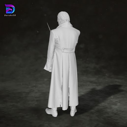 8.jpg Colin Farrell Fantastic Beasts Harry Potter Newt Scamander Action Figures Custom 3D print model