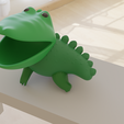 cocodrilo1.png Coin holder kit with crocodile and cute shark design