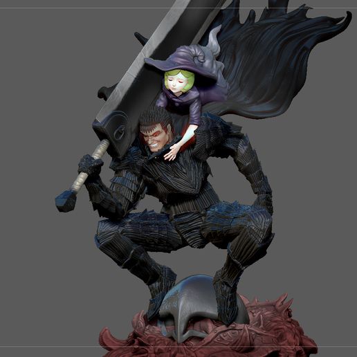 10.jpg BERSERK GUTS  schierke SCIERKE FANTASY ANIME SWORD CHARACTER